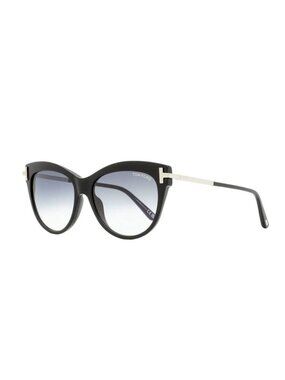 NEW TOM FORD WOMEN BLACK CAT EYE SUNGLASSES KIRA TF821 01B SUNGLASSES FT0821